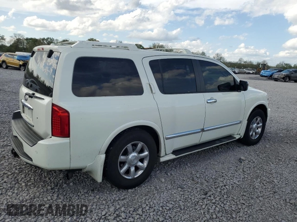2005 Infiniti QX56 with VIN 5N3AA08C85N803975, listed as a Copart auction lot 51821625 with 146,924 mi miles and Salvage Title. Bid and sale history available at DreamBid. Image 3.