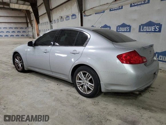 2010 Infiniti G37 x with VIN JN1CV6AR7AM252839, listed as a Copart auction lot 82555754 with 123,426 mi miles and Salvage Title. Bid and sale history available at DreamBid. Image 2.