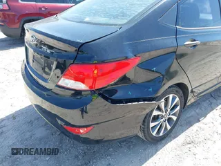 2017 Hyundai Accent SE with VIN KMHCT4AE2HU225056, listed as a IAAI auction lot 41611815 with 93,855 mi miles. Bid and sale history available at carsss.com. Image 6.