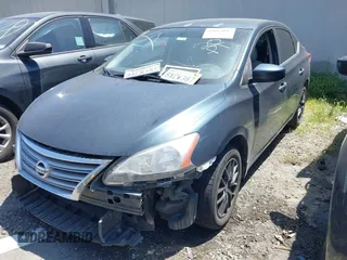 2015 Nissan Sentra S with VIN 3N1AB7AP4FY363387, listed as a IAAI auction lot 41862097 with 132,970 mi miles. Bid and sale history available at carsss.com. Image 2.