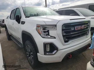 2022 GMC Sierra 1500 Limited AT4 with VIN 1GTP9EEL4NZ117345, listed as a Copart auction lot 75712014 with 74,997 mi miles and Salvage Title. Bid and sale history available at carsss.com. Image 4.