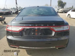 2017 Lincoln Continental Reserve with VIN 1LN6L9RP8H5614648, listed as a Copart auction lot 83791104 with 0 mi miles and Salvage Title. Bid and sale history available at carsss.com. Image 6.