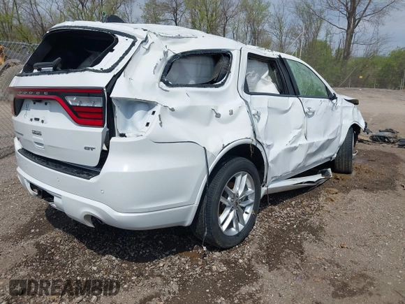 2023 Dodge Durango GT z VIN 1C4RDJDGXPC582271, wystawiony jako IAAI lot #42030003 z przebiegiem 25 380 mil mil oraz . Historia ofert i sprzedaży dostępna na DreamBid. Obrazek 4.