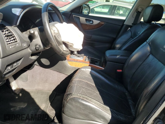 2013 Infiniti FX with VIN JN8CS1MU5DM142289, listed as a Copart auction lot 47363945 with Not provided miles and Salvage title. Bid and sale history available at DreamBid. Image 7.