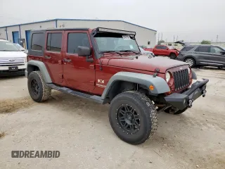 2008 Jeep Wrangler Unlimited X with VIN 1J4GA39158L569665, listed as a Copart auction lot 55475135 with 91,696 mi miles and Clean Title. Bid and sale history available at DreamBid. Image 4.