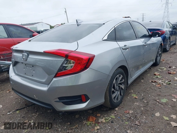 2018 Honda Civic Sedan EX with VIN 19XFC2F72JE034905, listed as a IAAI auction lot 40464574 with 68,942 mi miles. Bid and sale history available at carsss.com. Image 4.