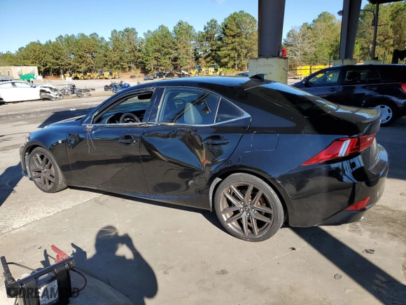 2014 Lexus IS 250 with VIN JTHBF1D29E5035699, listed as a Copart auction lot 80677014 with 121,432 mi miles and Salvage Title. Bid and sale history available at carsss.com. Image 2.