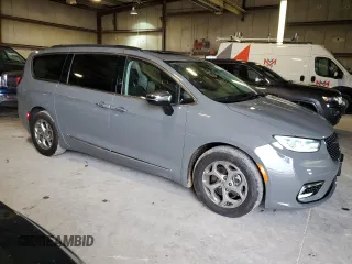 2023 Chrysler Pacifica Limited with VIN 2C4RC1GG0PR529598, listed as a Copart auction lot 55287345 with 65,714 mi miles and Salvage title. Bid and sale history available at DreamBid. Image 4.