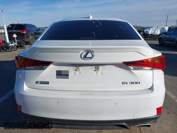 2020 Lexus IS with VIN JTHGA1D26L5108075, listed as a IAAI auction lot 41596808 with 27,054 mi miles. Bid and sale history available at carsss.com. Image 16.