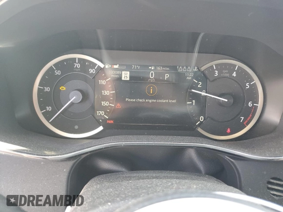 2022 Jaguar F-Pace S with VIN SADCJ2EXXNA701629, listed as a Copart auction lot 51837075 with 33,089 mi miles and Salvage title. Bid and sale history available at DreamBid. Image 9.