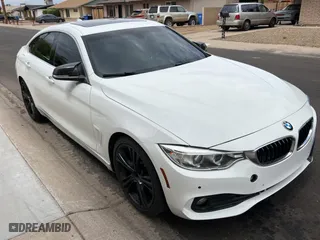 2017 BMW 4 Series 430i with VIN WBA4F7C39HG788632, listed as a Copart auction lot 53349705 with 104,218 mi miles and Clean Title. Bid and sale history available at carsss.com. Image 1.