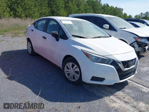 2020 Nissan Versa S with VIN 3N1CN8DV3LL887235, listed as a IAAI auction lot 39765652 with 71,314 mi miles. Bid and sale history available at carsss.com. Image 1.
