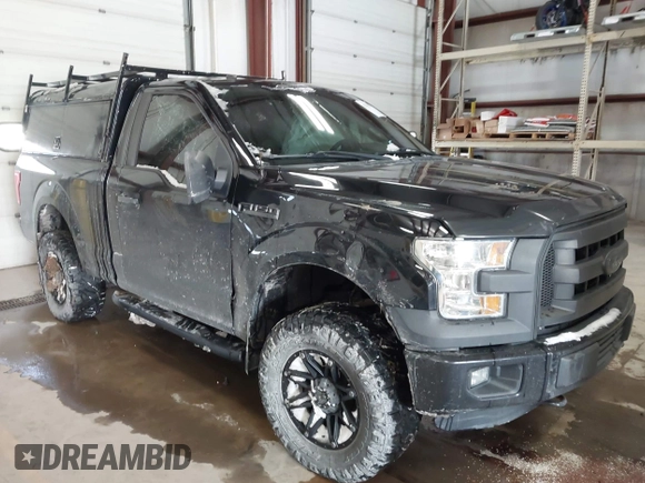 2016 Ford F-150 XL with VIN 1FTMF1E83GFA84973, listed as a IAAI auction lot 41343566 with 105,003 mi miles and . Bid and sale history available at DreamBid. Image 1.