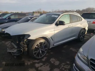 2022 BMW X4 M with VIN 5YM23EC05N9L05268, listed as a Copart auction lot 81892214 with 37,163 mi miles and Salvage Title. Bid and sale history available at carsss.com. Image 1.