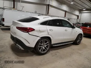 2022 Mercedes-Benz GLE 53 AMG with VIN 4JGFD6BB2NA823655, listed as a Copart auction lot 53130005 with 15,657 mi miles and Clean title. Bid and sale history available at DreamBid. Image 3.