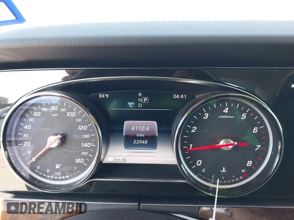 2018 Mercedes-Benz E 300 with VIN WDDZF4JB2JA351345, listed as a IAAI auction lot 41974757 with 53,948 mi miles and . Bid and sale history available at DreamBid. Image 7.