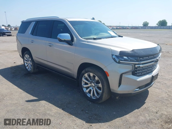 2023 Chevrolet Tahoe Premier с VIN 1GNSKSKD2PR109782, выставлен на аукционе IAAI как лот 42473138 с пробегом 42 179 миль миль и . История ставок и продаж доступна на DreamBid. Изображение 1.