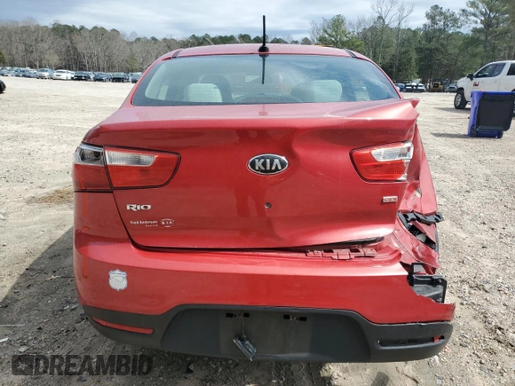 2013 Kia Rio LX with VIN KNADM4A36D6209894, listed as a Copart auction lot 49014515 with 155,920 mi miles and Salvage Title. Bid and sale history available at carsss.com. Image 6.