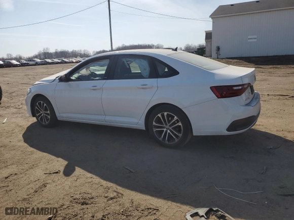 2024 Volkswagen Jetta Sport with VIN 3VWAM7BU2RM005547, listed as a Copart auction lot 48396515 with 0 mi miles and Non Repairable. Bid and sale history available at carsss.com. Image 2.