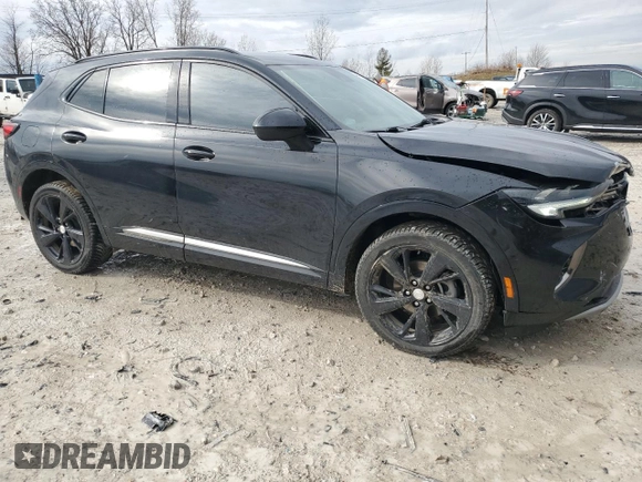 2021 Buick Envision Preferred with VIN LRBFZMR45MD082575, listed as a Copart auction lot 47466835 with 48,777 mi miles and Salvage Title. Bid and sale history available at carsss.com. Image 4.