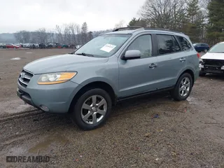 2009 Hyundai Santa Fe SE with VIN 5NMSH13E49H296636, listed as a IAAI auction lot 41464222 with 191,583 mi miles. Bid and sale history available at carsss.com. Image 2.