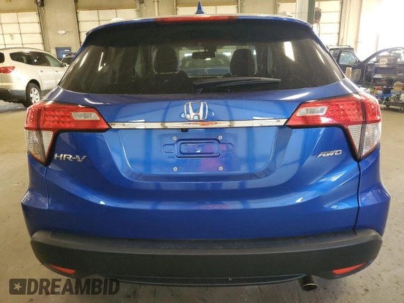 2022 Honda HR-V EX-L with VIN 3CZRU6H7XNM713020, listed as a Copart auction lot 71273494 with 53,226 mi miles and Salvage Title. Bid and sale history available at carsss.com. Image 6.