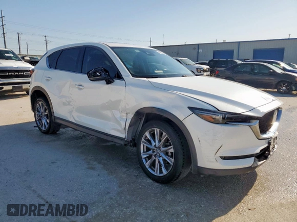 2020 Mazda CX-5 Grand Touring with VIN JM3KFADM7L0804219, listed as a Copart auction lot 51982225 with 56,356 mi miles and Salvage Title. Bid and sale history available at carsss.com. Image 4.