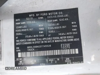 2013 Ford Transit Connect XLT z VIN NM0LS6BN2DT145528, wystawiony jako IAAI lot #42568742 z przebiegiem 92 093 mil mil oraz . Historia ofert i sprzedaży dostępna na DreamBid. Obrazek 9.