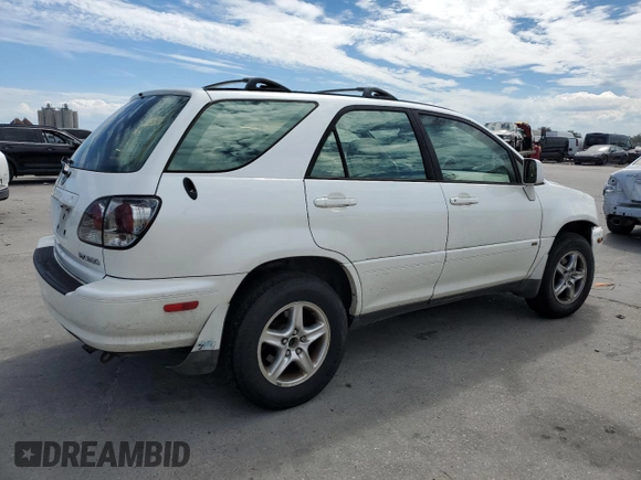 2002 Lexus RX 300 with VIN JTJGF10U620142603, listed as a Copart auction lot 73094344 with 135,347 mi miles and Salvage Title. Bid and sale history available at carsss.com. Image 3.