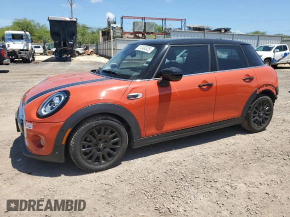 2020 MINI Hardtop 4 Door Cooper with VIN WMWXU7C01L2L63159, listed as a Copart auction lot 51349325 with 16,905 mi miles and Salvage title. Bid and sale history available at DreamBid. Image 1.