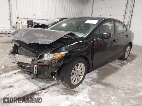 2012 Honda Civic EX with VIN 2HGFB2F81CH301455, listed as a IAAI auction lot 42008205 with 230,707 mi miles and . Bid and sale history available at DreamBid. Image 17.