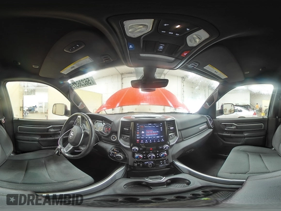 2021 Ram 1500 Big Horn with VIN 1C6SRFBT6MN771958, listed as a Copart auction lot 56236575 with 76,090 mi miles and Salvage title. Bid and sale history available at DreamBid. Image 14.