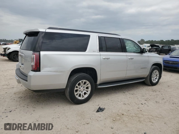 2019 GMC Yukon XL SLT with VIN 1GKS1GKC9KR288660, listed as a Copart auction lot 53510325 with 77,485 mi miles and Salvage Title. Bid and sale history available at carsss.com. Image 3.