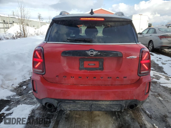 2021 MINI Countryman John Cooper Works with VIN WMZ33BS05M3N01273, listed as a Copart auction lot 82748524 with 52,091 mi miles and Salvage Title. Bid and sale history available at carsss.com. Image 6.