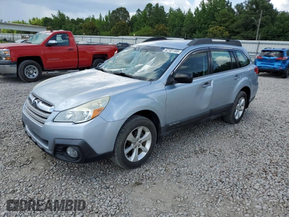 2014 Subaru Outback 2.5i z VIN 4S4BRCAC9E3220635, wystawiony jako Copart lot #62101105 z przebiegiem 175 951 mil mil oraz Szkoda całkowita • Salvage title. Historia ofert i sprzedaży dostępna na DreamBid. Obrazek 1.