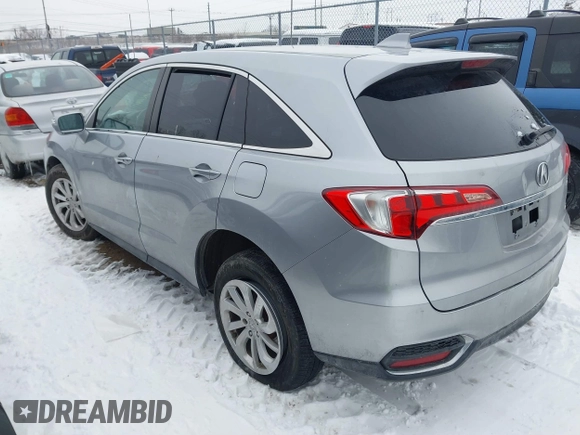 2017 Acura RDX w/Technology Pkg with VIN 5J8TB4H58HL031488, listed as a IAAI auction lot 41274882 with 124,066 mi miles. Bid and sale history available at carsss.com. Image 3.