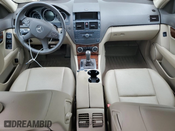 2009 Mercedes-Benz C-Class 3.0L Sport with VIN WDDGF81X99F255155, listed as a Copart auction lot 52289425 with 80,492 mi miles and Clean Title. Bid and sale history available at carsss.com. Image 8.