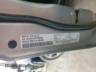 2023 Jeep Compass Sport с VIN 3C4NJDANXPT557094, выставлен на аукционе Copart как лот 84733764 с пробегом Не указан миль и Списание • Salvage title. История ставок и продаж доступна на DreamBid. Изображение 14.