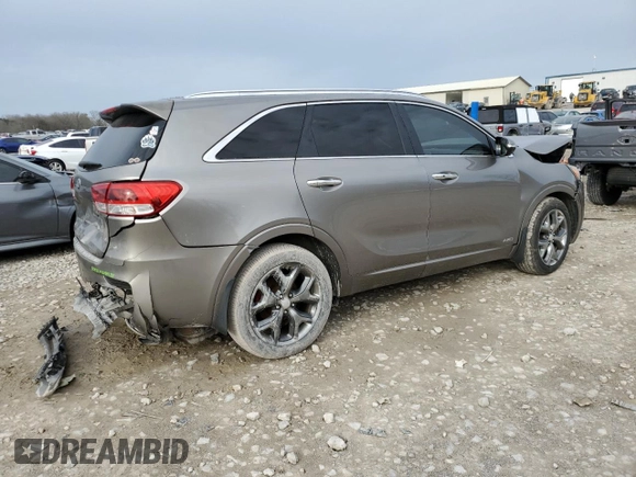 2016 Kia Sorento SX with VIN 5XYPKDA59GG008256, listed as a Copart auction lot 48056665 with 216,055 mi miles and Salvage Title. Bid and sale history available at carsss.com. Image 3.