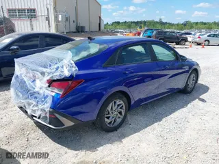 2024 Hyundai Elantra SEL with VIN KMHLM4DG8RU648736, listed as a IAAI auction lot 42030212 with 37,561 mi miles. Bid and sale history available at carsss.com. Image 4.