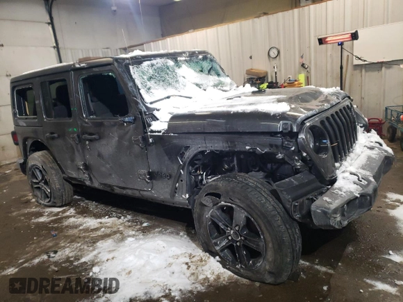 2023 Jeep Wrangler Sport Altitude with VIN 1C4HJXDG2PW530414, listed as a Copart auction lot 42368825 with 13,932 mi miles and Salvage title. Bid and sale history available at DreamBid. Image 4.