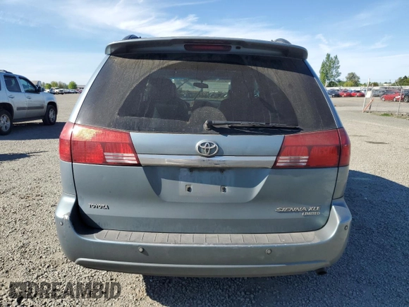 2005 Toyota Sienna XLE with VIN 5TDZA22C65S327420, listed as a Copart auction lot 55934275 with 174,155 mi miles and Salvage title. Bid and sale history available at DreamBid. Image 6.