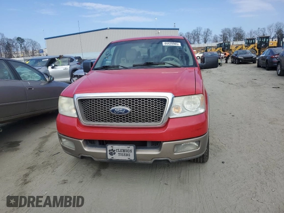 2005 Ford F-150 XLT with VIN 1FTPX12525FA19288, listed as a Copart auction lot 44420985 with 237,304 mi miles and Salvage Title. Bid and sale history available at carsss.com. Image 5.