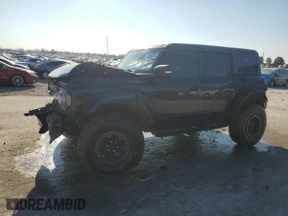 2022 Ford Bronco Raptor with VIN 1FMEE5JR8NLA50230, listed as a Copart auction lot 72234374 with 17,965 mi miles and Salvage Title. Bid and sale history available at carsss.com. Image 1.
