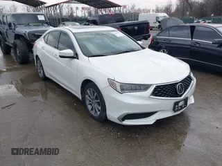 2018 Acura TLX Technology with VIN 19UUB1F57JA002314, listed as a IAAI auction lot 41641179 with 125,418 mi miles and . Bid and sale history available at carsss.com. Image 1.