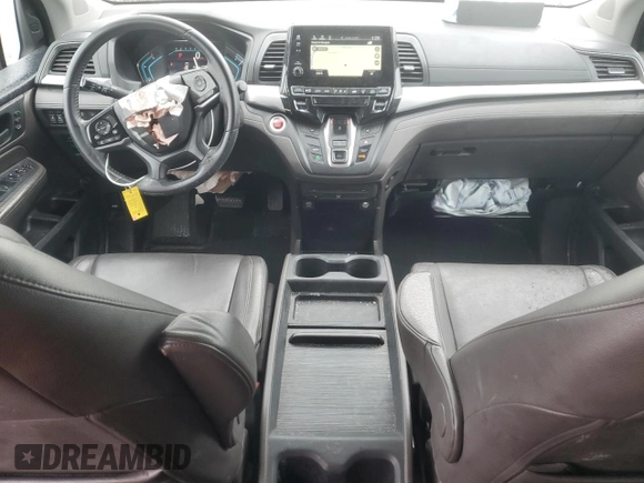 2018 Honda Odyssey EX-L with VIN 5FNRL6H77JB008571, listed as a Copart auction lot 46948585 with 88,699 mi miles and Salvage Title. Bid and sale history available at carsss.com. Image 8.