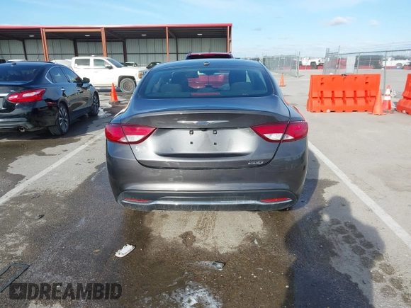 2015 Chrysler 200 Limited with VIN 1C3CCCABXFN528411, listed as a IAAI auction lot 41823474 with 53,925 mi miles. Bid and sale history available at carsss.com. Image 16.