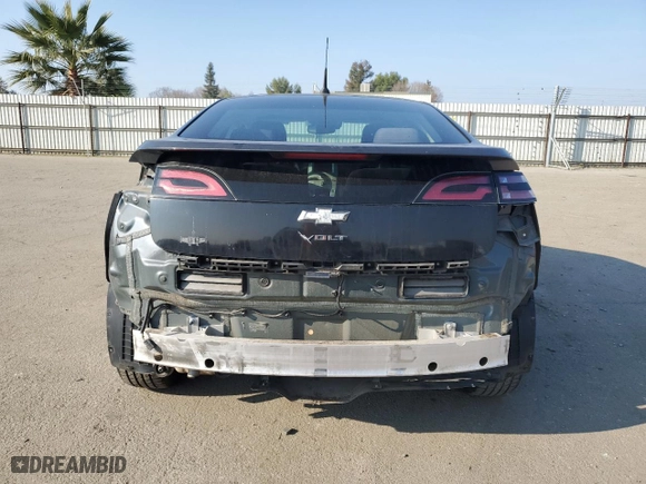 2012 Chevrolet Volt with VIN 1G1RE6E43CU124227, listed as a Copart auction lot 86771084 with 131,159 mi miles and Salvage Title. Bid and sale history available at carsss.com. Image 6.