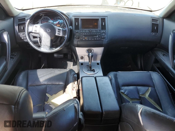 2005 Infiniti FX z VIN JNRAS08U65X107803, wystawiony jako Copart lot #59174535 z przebiegiem 175 089 mil mil oraz Czysty tytuł • Clean title. Historia ofert i sprzedaży dostępna na DreamBid. Obrazek 8.