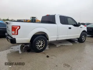 2017 Ford F-150 XL with VIN 1FTEX1C84HKE38481, listed as a Copart auction lot 51749035 with 144,652 mi miles and Clean Title. Bid and sale history available at carsss.com. Image 3.